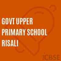 Govt Upper Primary School Risali Logo