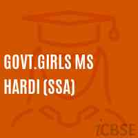 Govt.Girls Ms Hardi (Ssa) Middle School Logo