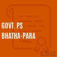 Govt. Ps Bhatha-Para Primary School Logo