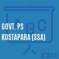 Govt. Ps Kostapara (Ssa) Primary School Logo