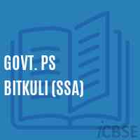 Govt. Ps Bitkuli (Ssa) Primary School Logo