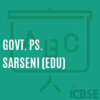 Govt. Ps. Sarseni (Edu) Primary School Logo