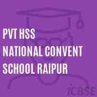 Pvt Hss National Convent School Raipur Logo