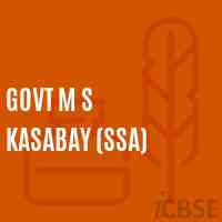 Govt M S Kasabay (Ssa) Middle School Logo
