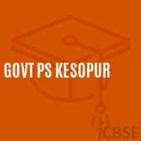 Govt Ps Kesopur Primary School Logo