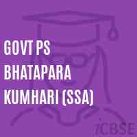 Govt Ps Bhatapara Kumhari (Ssa) Primary School Logo
