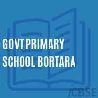 Govt Primary School Bortara Logo