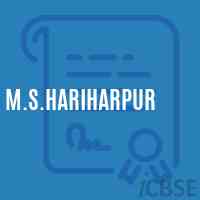 M.S.Hariharpur Middle School Logo