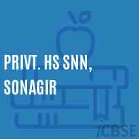Privt. HS SNN, SONAGIR Middle School Logo