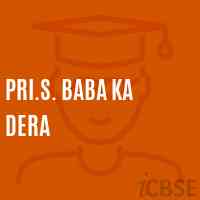 Pri.S. Baba Ka Dera Primary School Logo