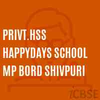 Privt.Hss Happydays School Mp Bord Shivpuri Logo