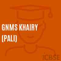 Gnms Khairy (Pali) Middle School Logo