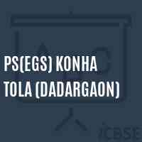 Ps(Egs) Konha Tola (Dadargaon) Primary School Logo