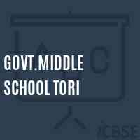 Govt.Middle School Tori Logo