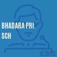 Bhadara Pri. Sch Middle School Logo