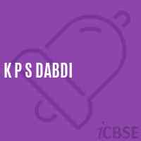 K P S Dabdi Primary School Logo