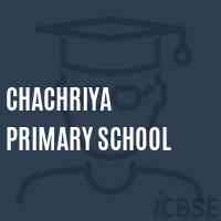 Chachriya Primary School Logo