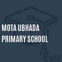 Mota Ubhada Primary School Logo
