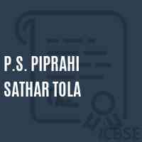 P.S. Piprahi Sathar Tola Primary School Logo