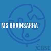 Ms Bhainsarha Middle School Logo