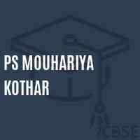 Ps Mouhariya Kothar Primary School Logo