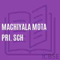 Machiyala Mota Pri. Sch Middle School Logo