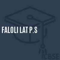 Faloli Lat P.S Primary School Logo