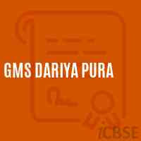 Gms Dariya Pura Middle School Logo