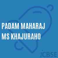 Padam Maharaj Ms Khajuraho Middle School Logo