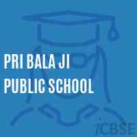 Pri Bala Ji Public School Logo