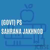 (Govt) Ps Sahrana Jakhnod Primary School Logo