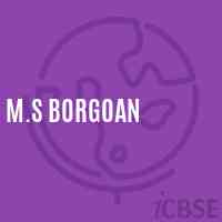 M.S Borgoan Middle School Logo