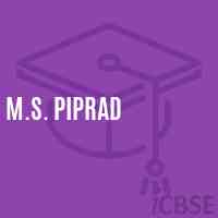 M.S. Piprad Middle School Logo