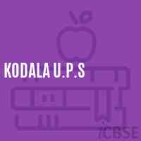 Kodala U.P.S Middle School Logo