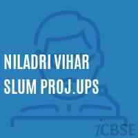 Niladri Vihar Slum Proj.Ups Middle School Logo