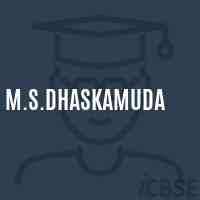 M.S.Dhaskamuda Middle School Logo