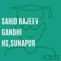 Sahid Rajeev Gandhi Hs,Sunapur School Logo