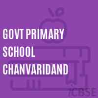 Govt Primary School Chanvaridand Logo