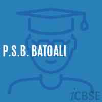 P.S.B. Batoali Primary School Logo