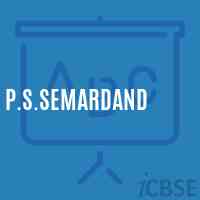 P.S.Semardand Primary School Logo