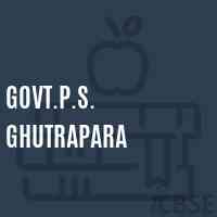 Govt.P.S. Ghutrapara Primary School Logo