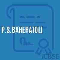P.S.Baheratoli Primary School Logo