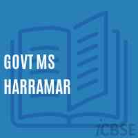 Govt Ms Harramar Middle School Logo