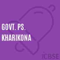 Govt. Ps. Kharikona Primary School Logo
