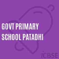 Govt Primary School Patadhi Logo