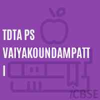 Tdta Ps Vaiyakoundampatti Primary School Logo