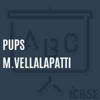 Pups M.Vellalapatti Primary School Logo