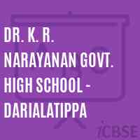 Dr. K. R. Narayanan Govt. High School - Darialatippa Logo