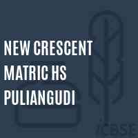New Crescent Matric Hs Puliangudi Secondary School Logo