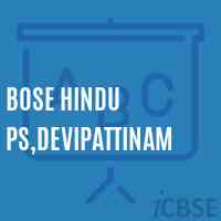 Bose Hindu Ps,Devipattinam Primary School Logo